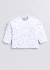 Full Sleeve Top with Gallice Dungaree